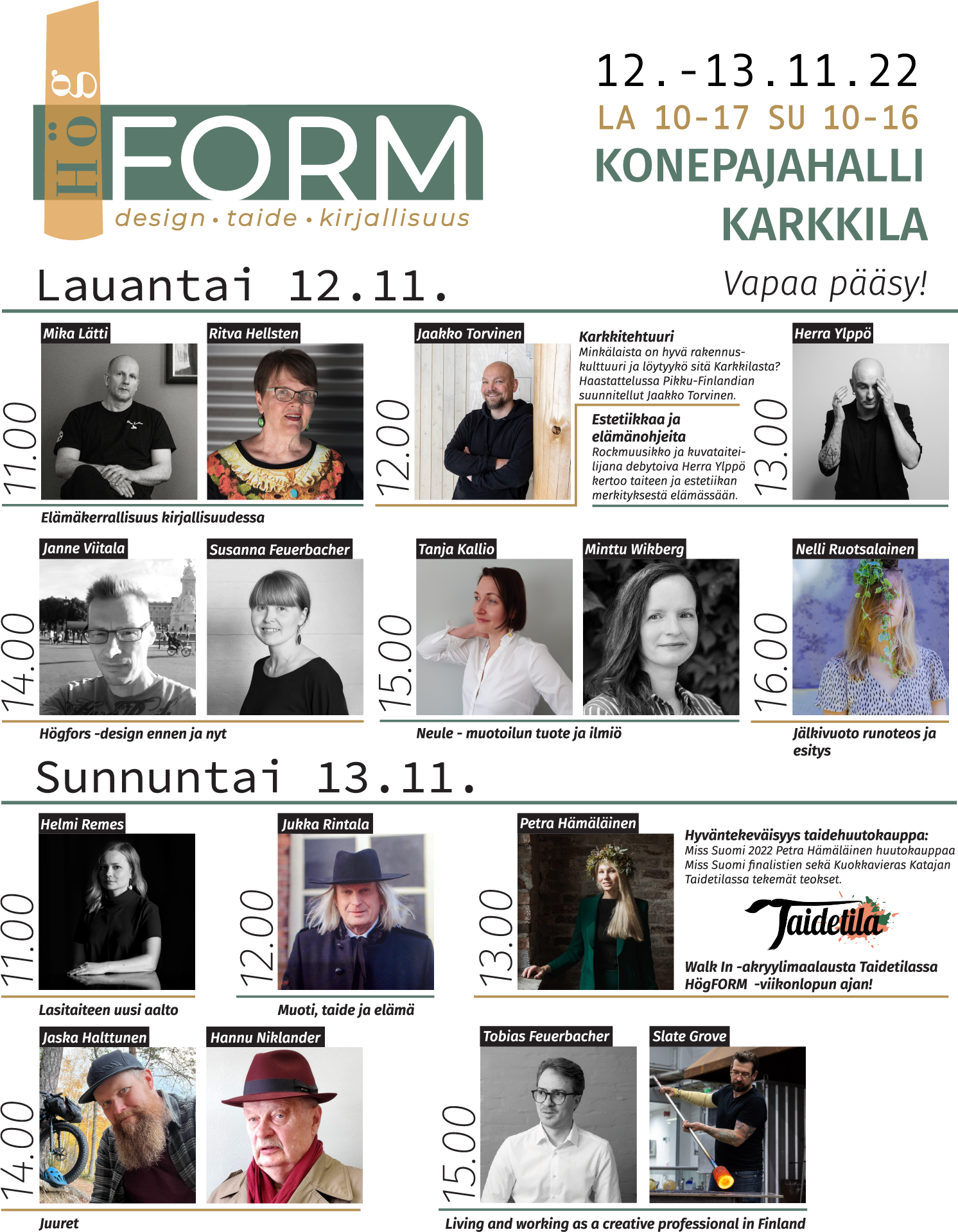 HögFORM 2022 ohjelma